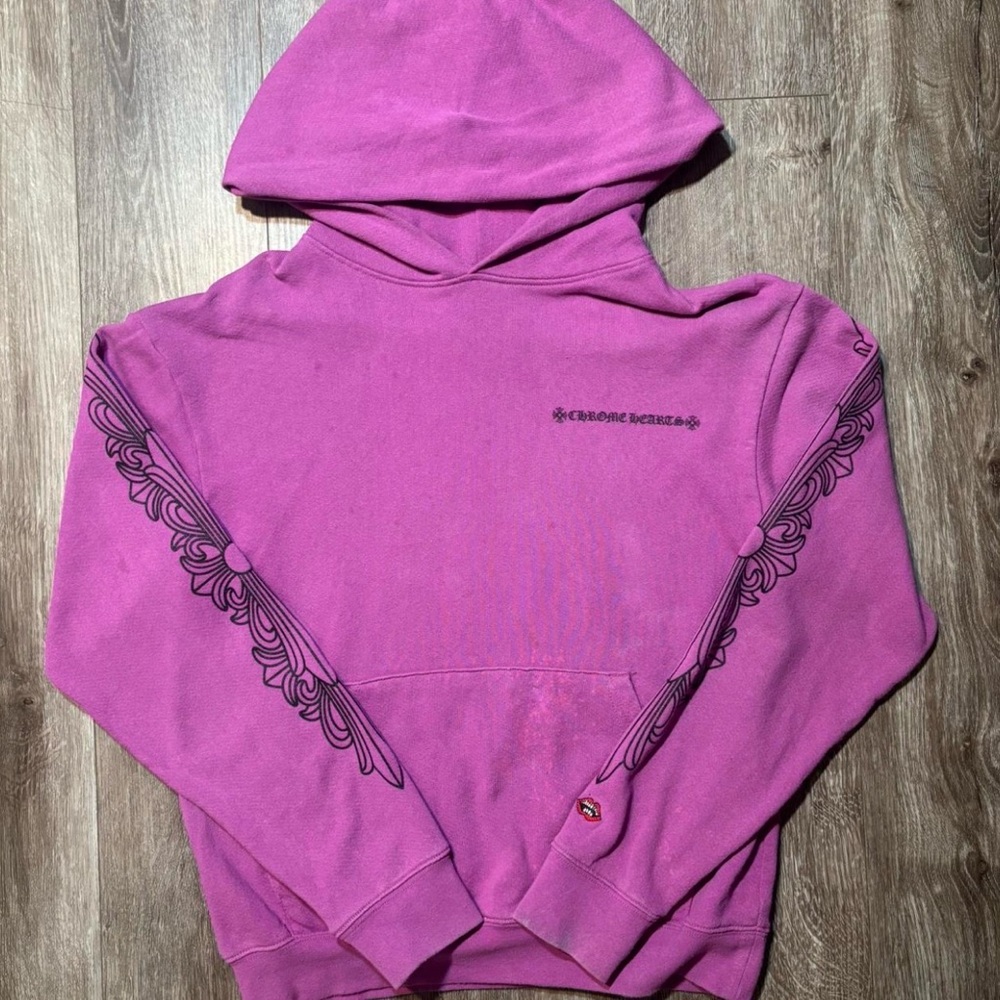 Chrome Hearts Matty Boy Purple Web Hoodie